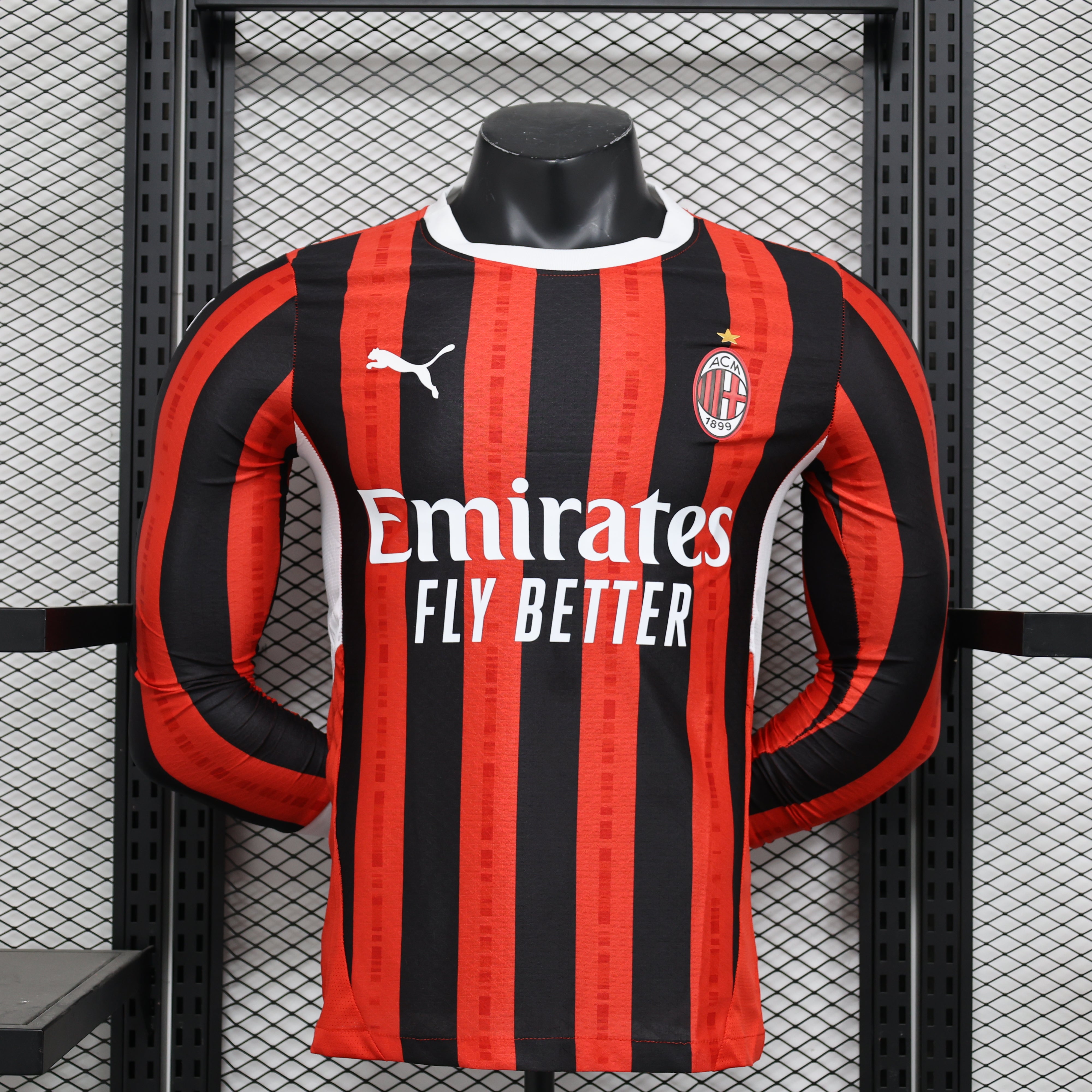Maillot Version Player Manches Longues AC Milan